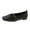 Black, variant on GEZHEN Solid Color Leather Belt Buckle Shallow Flat Casual Shoes Ladies Fashion Soft Sole Shoes Non Slip Low Top Platform Shoes
