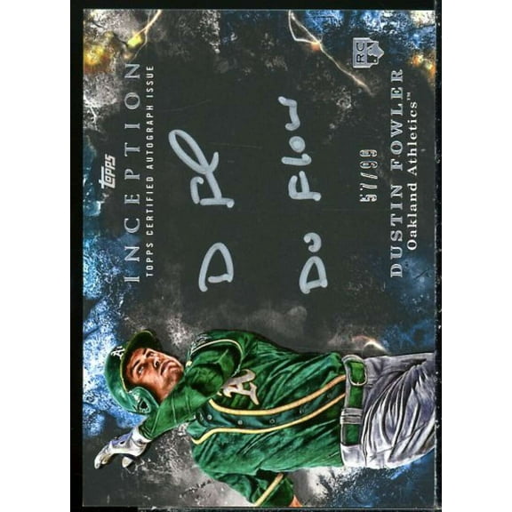 Dustin Fowler Card 2018 Topps Inception Silver Signings #SSDF