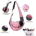 thumbnail image 3 of Arnés para perros, bolsa para colgar en la parte delantera, bolso para cachorros de gato, viaje de malla transpirable, adecuado para perros pequeños y medianos y bolsas de hombro para gatos, 3 of 5