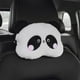thumbnail image 1 of Almohada cervical para coche para conductor y pasajero | Cojín para reposacabezas con un adorable panda | Soporte ergonómico para viajes largos | Tejido de lino y algodón | Diseño con clip, 1 of 7