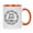 Orange, variant on Inkdotpot Enjoy Your Coffee 11 Oz Ceramic Coffee Mugs Great For Bride Funny Novelty Gift For Coffee Lover-Black