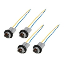 DC 12V T10 Car Light Socket Adapter LED Bulb Wire Harness Extension Connector 4pcs