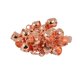 thumbnail image 2 of Extremos de cordón para la fabricación de joyas Sunnimix 10PCS Vintage Latón Bead Jewelry Making Findings Oro Rosa, 2 of 8