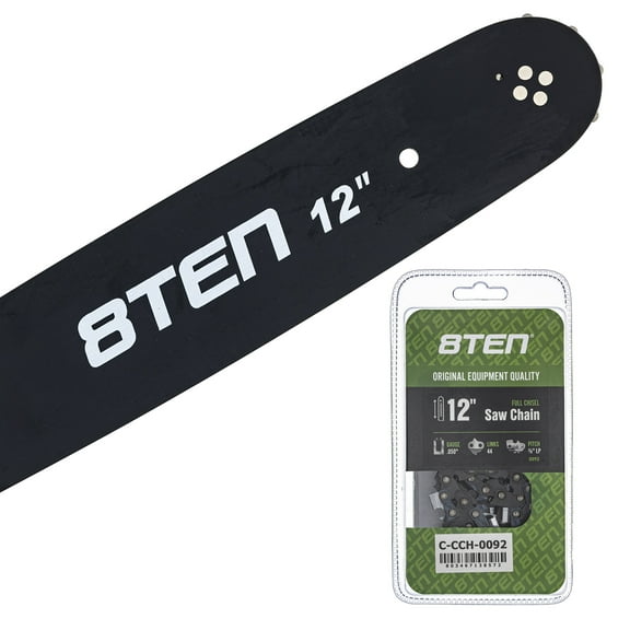 8TEN 12" Chainsaw Bar & Chain .050 3/8LP 44DL for Stihl MTD MK1010284