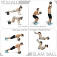 thumbnail image 6 of Yes4All Slam Ball, PVC Sand Filled Medicine Ball, 10-40lbs Weight Ball - Tread Black 40LBS, 6 of 7