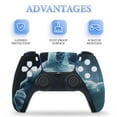 thumbnail image 4 of Skin Sticker for PS5 Slim Standard PS5 Pro Disc Digital Edition Console and Controllers Decals for Playstation 5 (Strong Ghost,PS5 Pro Disc Edition), 4 of 5