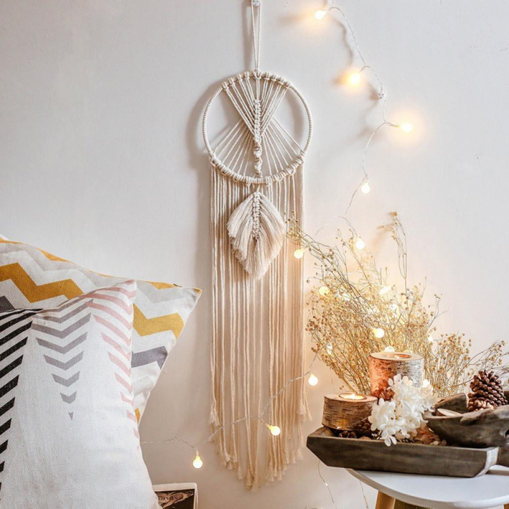 Large Boho Dream Catcher DIY Craft Kit Ornament Party Wedding Wall Hanging Decor 