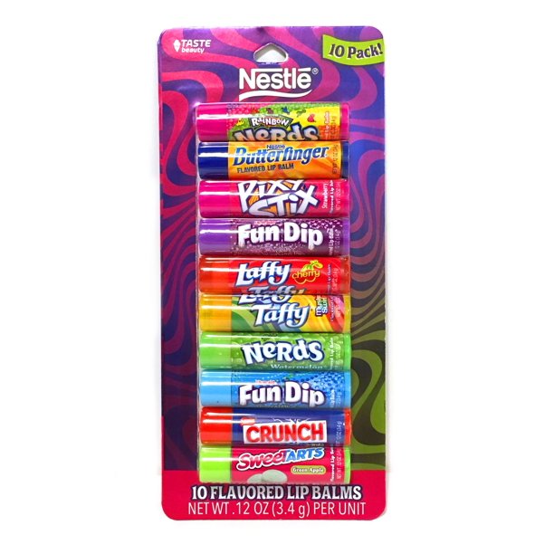 Nestle 10PC Assorted Lip Balms