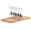 Set Of 5 Wood Skirt/slack Hanger
