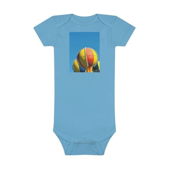 'Boardwalk Carousel Balloons' Baby Short Sleeve Onesie®