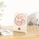 thumbnail image 5 of Ventilador de pared y escritorio recargable por USB con humidificador | 3 velocidades ajustables, batería de 2400 mAh, ventilador portátil para el hogar, la oficina, la cocina y el exterior, 5 of 8