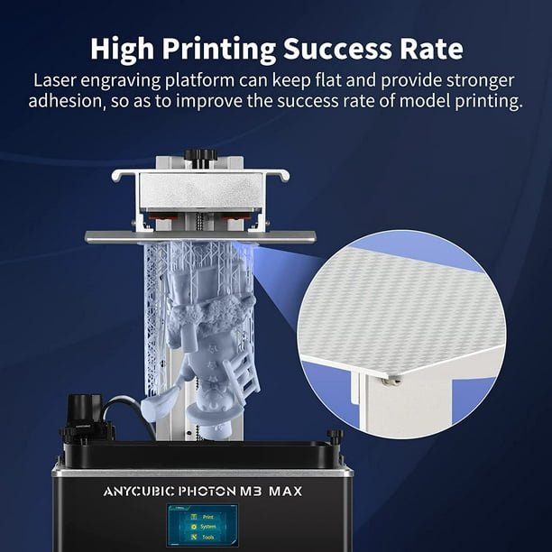 ANYCUBIC Résine Imprimante 3D, Photon M3 Max SLA LCD UV Résine