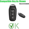 thumbnail image 2 of Key Fob Cover Compatible with Audi A3 A5 A6 2025-2026 Q5 SQ5 Q6 SQ6 RSQ6 E-tron Keychain Case Holder Protector,Black, 2 of 7