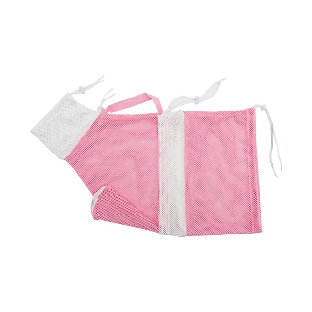 Bolsa de ducha para gatos, bolsa de aseo para gatos de malla transpirable ajustable para mascotas pequeñas y medianas rosa Yuyangstore Bolsas de baño para gatos