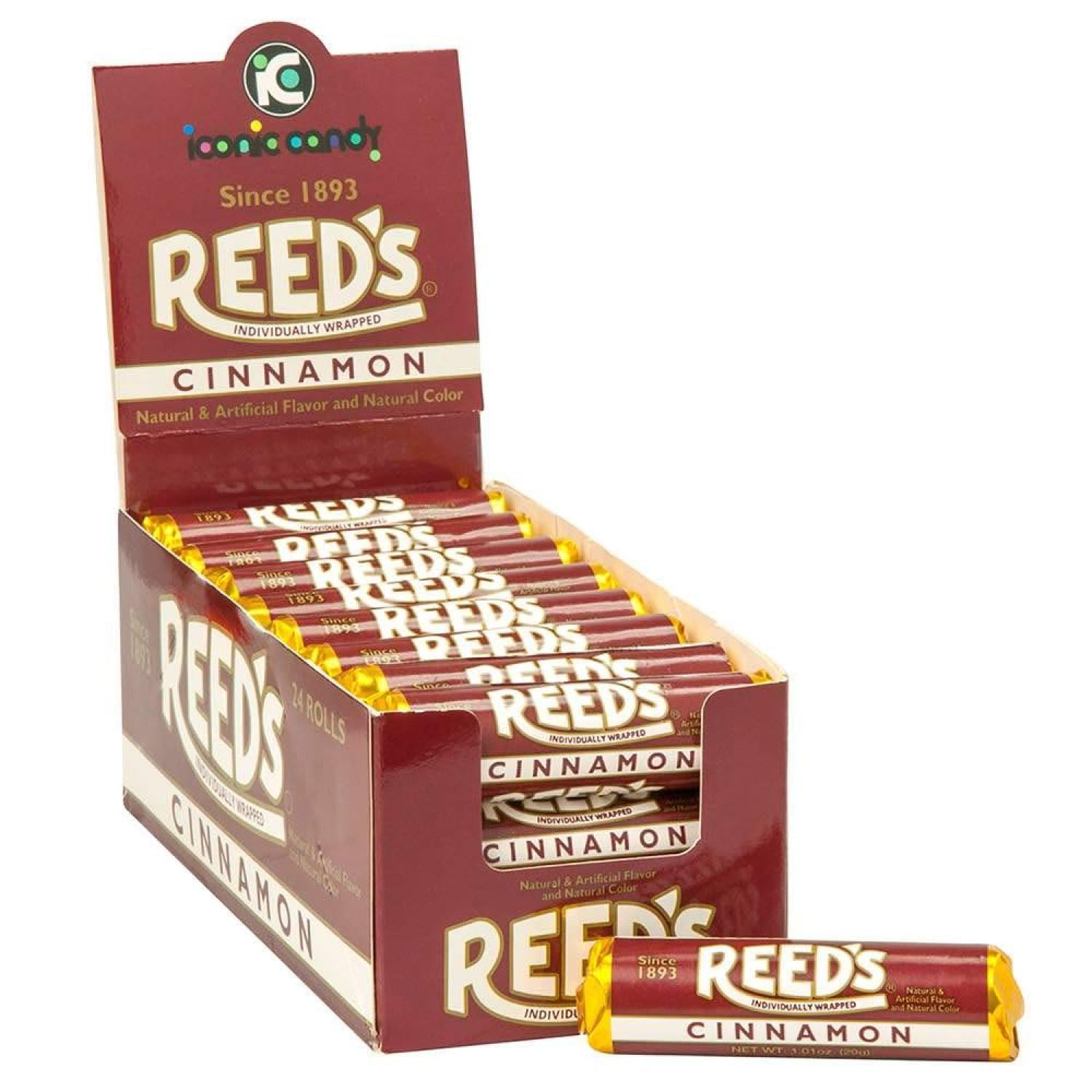Reed’s Cinnamon Candy Rolls Traditional Cinnamon Hard Candy Reed’s