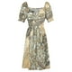 thumbnail image 4 of Vestido de manga corta Michigan Rocks ropa de verano para mujer vestido de verano para mujer coreana, 4 of 6