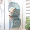 thumbnail image 6 of Bigfortune Metal Wall Planter For Outdoor Indoor,Metal Plant Pot Holders,Rustic Wall Hanging Planter,Garden Wall Flower Planters, 6 of 6