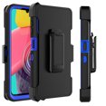 thumbnail image 2 of For Samsung Galaxy A14 5G 2022 6.6" Case, Heavy Duty Rugged Defender Case with [Belt Clip Holster] [Built in Screen Protecotr], Shockproof Full Body Protection Kickstand Cover, Blue, 2 of 8