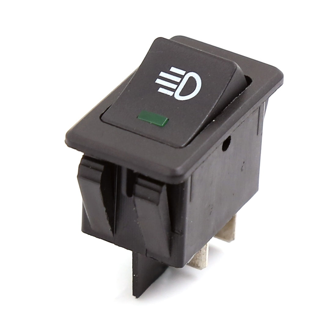 Vehicle Car ON//OFF 4 Pins Green Indicator Fog Light Switches DC 12V 35A