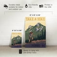 thumbnail image 5 of Fernie, British Columbia, Canada, Take a Hike (12x18 Aluminum Art, Indoor Outdoor Metal Sign Decor), 5 of 5