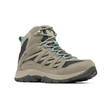 Columbia Women's Crestwood Dark Grey Hiking Mid Waterproof Comfortable Boots, Size 9.5