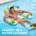 thumbnail image 4 of Livhil Pool Floats for Adults- XL Inflatable Pool Floats with Canopy, Pool Chair Lounge Float, 4 of 7