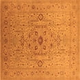 thumbnail image 1 of Ahgly Company Indoor Square Oriental Orange Traditional Area Rugs, 8' Square, 1 of 4