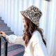 thumbnail image 2 of Women's Leopard Print Faux Fur Bucket Hat Fluffy Winter Warmer Plush Fisherman, 2 of 5