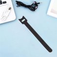 thumbnail image 3 of Hook Loop Cable Organizer 30pcs Reusable Cable Organizer Tape Tangle-free Fastener Strap, 3 of 8