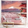 thumbnail image 4 of Fondo de tapiz japonés, cartel fotográfico de montaña asiática Fuji, 4 of 5