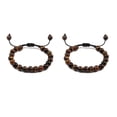 thumbnail image 3 of Decodeary Empilable Collection Bracelet pour les Hommes et les Femmes Perles Naturelles Minimaliste Bracelet pour les Femmes Perles Bracelet Tiger'S-eye 2Set, 3 of 6