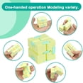 thumbnail image 2 of Infinity Cube Fidget Toy Stress Relieving Fidgeting Game for Kids and Adults,Cute Mini Unique Gadget for Anxiety Relief and Kill Time (Macaron Yellow), 2 of 6