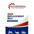 thumbnail image 3 of RITZ INDUSTRIAL Compatible with CASE- I H OEM Replacement Belt. Replace 203708C1 Compatible with Hex Vbelt (7/8 X 132 ) CC85, 3 of 3