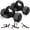 Black-2pcs, variant on Adjustable Wrist Cuffs for Cable Machines, Heavy Duty Non-Slip Fitness Wrist Straps with D-Ring for Weightlifting, Pull-Ups, Strength Training and Home Gym
