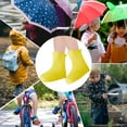 thumbnail image 6 of DODAMOUR Silicone Rain Shoe Covers for Kids, Anti-Slip Wear-Resistant and Portable Waterproof Shoe Covers, Kid Shoe Covers for Outdoor Home Travel Rain Boots (Yellow, S), 6 of 6
