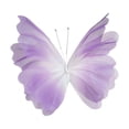 thumbnail image 1 of Decoración de mariposa de hilo artificial, manualidades para colgar en la pared con mariposas 3D, para interiores Violeta, 1 of 9