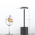 thumbnail image 6 of Cordless Table Lamp Rechargeable Battery Powered Operated Desk Lamp for Reading Living Room, Black, 6 of 6
