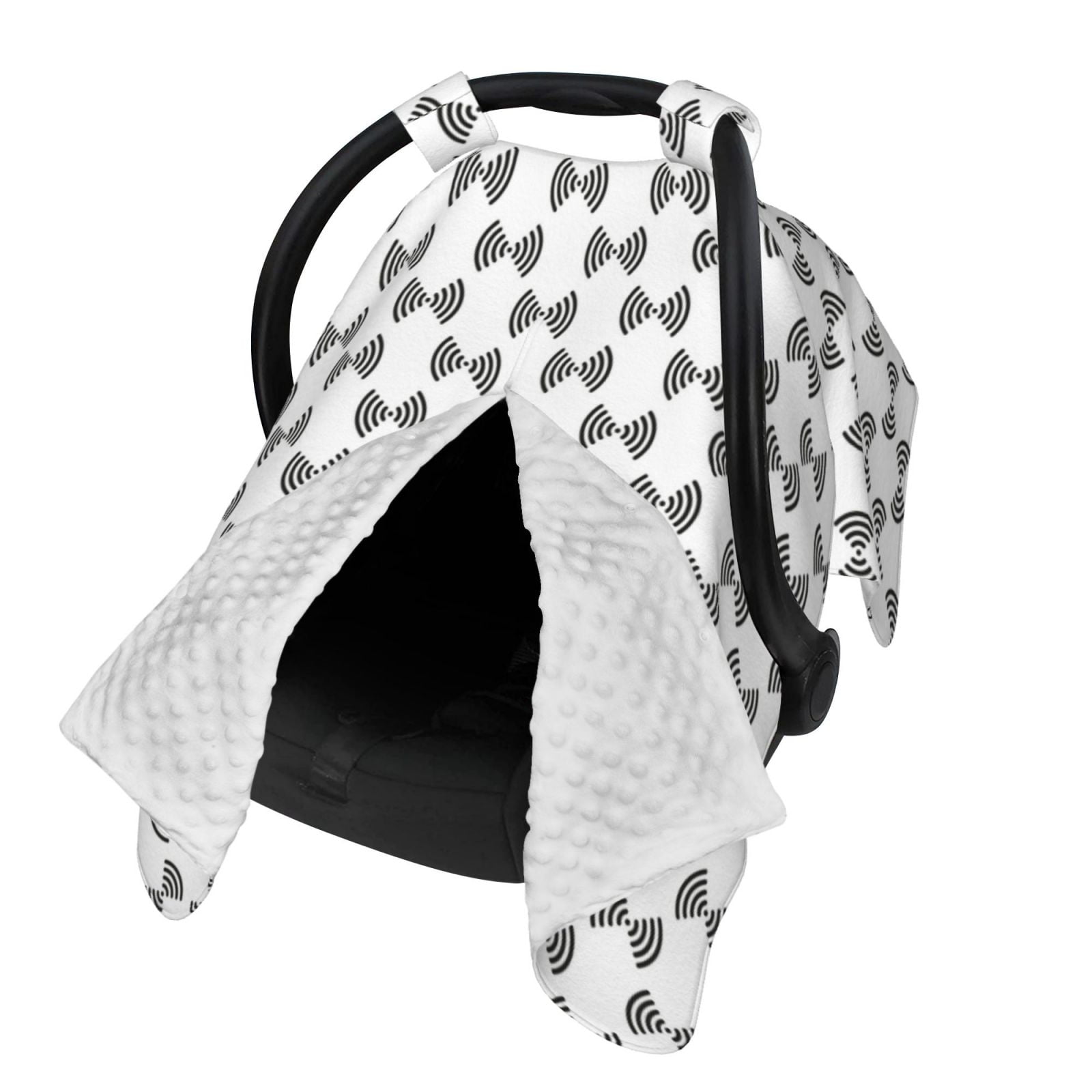 Naloa Signal Icon Baby Car Seat Cover, Breathable Baby Carrier Cover, Multiuse Baby Carrier Cover & Nursing Breastfeeding Cover