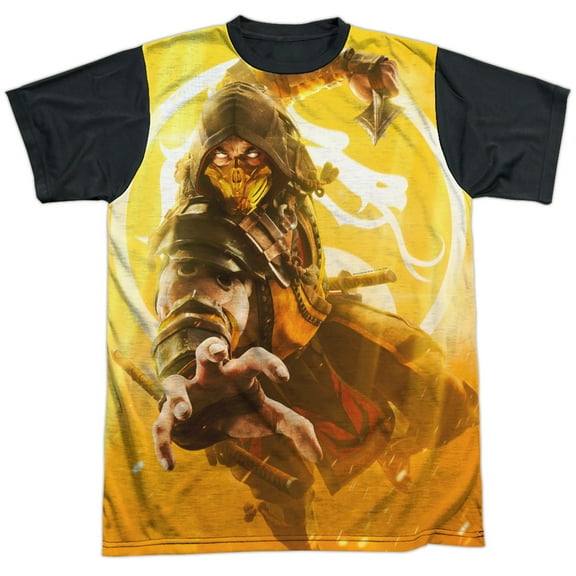 Mortal Kombat 11 Scorpion Unisex Adult Halloween Costume Sublimated T Shirt