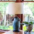 thumbnail image 6 of HomeRoots 470179 15 in. Throwback Drum Linen Lampshade Parchment Biege, 6 of 6