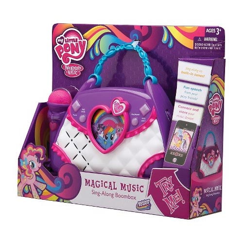 my little pony sing along boombox