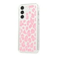 thumbnail image 2 of Feishell Case For Samsung A54 5G Cute Leopard Print Pattern Soft TPU Rubber Bumper Shockproof Anti-Scratch Slim Phone Cover Support Wireless Charging For Samsung Galaxy A54 5G, Pink, 2 of 8