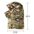 thumbnail image 3 of Ludlz Camouflage Outdoor Cycling Hunting Hood Protection Balaclava Head Face Cover, 3 of 8