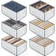 thumbnail image 1 of cajas de almacenamiento organizadoras de cajones para ropa interior, plegables y lavables, 1 of 4