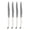 Ivory, variant on French Home Laguiole Connoisseur 4-Piece Steak Knife Set with Ivory-Colored Handles