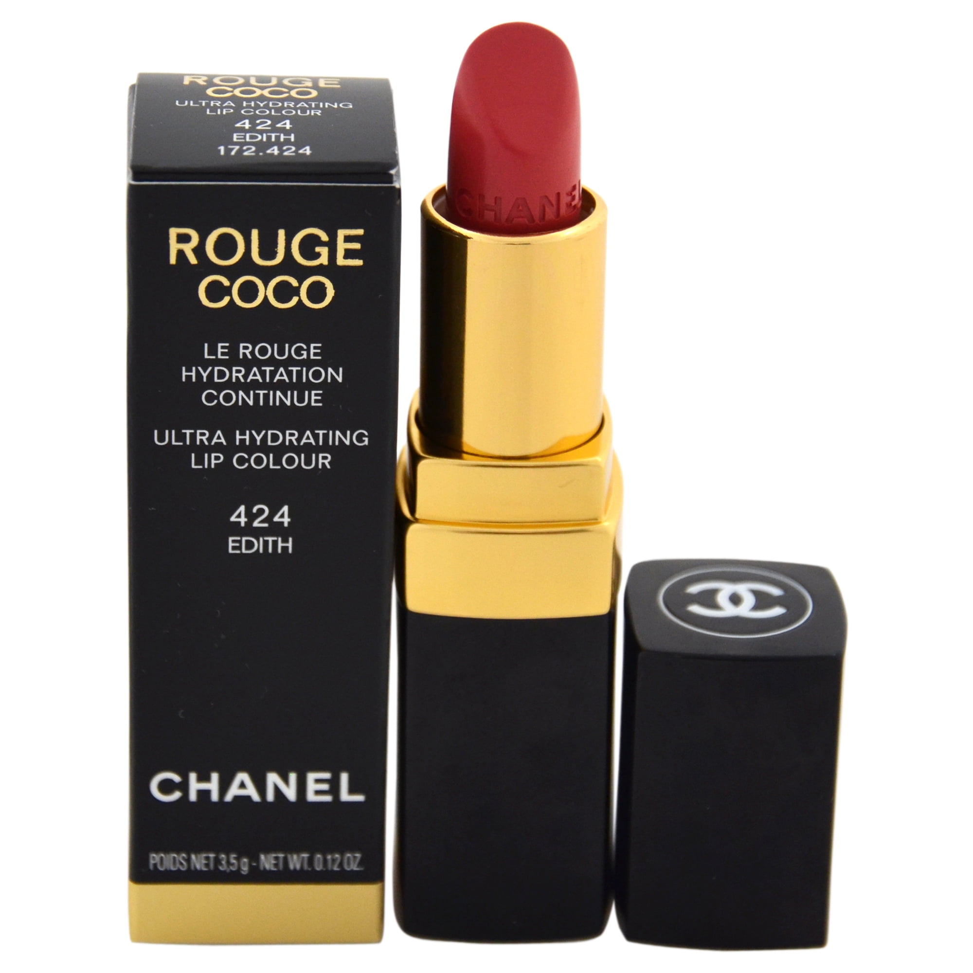 Rouge Coco Shine Hydrating Sheer Lipshine - # 424 Edith by Chanel for Women  - 0.11 oz Lipstick (Limited Edition)