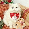 thumbnail image 5 of Cat/Dog Christmas Party Supplies, Cute Christmas Scarf Hat Set Kitten Bandana Small Pet Decorations Outfits, Christmas Saliva Towel, 5 of 5