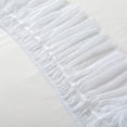thumbnail image 3 of Jinsinto Lace Trimmed Elastic Bed Wrap Easy Fit Dust Ruffle Bedskirt (Queen), 3 of 5