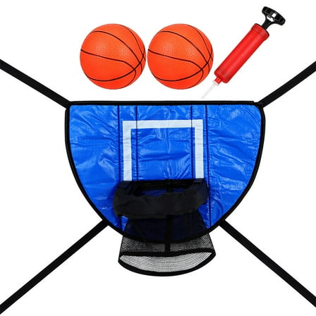 TABLZONE Trampoline Basketball Hoop with Rim PVC Basketball Hoop for Trampoline - 1 Set