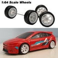 thumbnail image 2 of ZOUBAOQ 164 Scale Rubber Tire Model Car Modified Racing Wheels - Offset Scale & Tires For Hotwheels Toys, 2 of 9